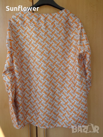 ОРИГИНАЛНА копринена риза /блуза BURBERRY от 100% коприна, снимка 7 - Ризи - 51722085