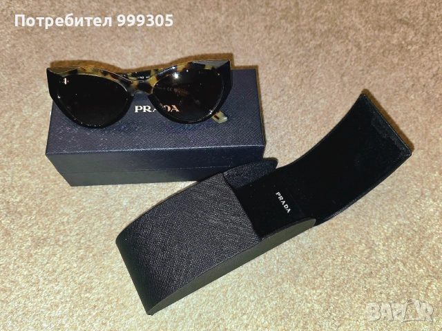 PRADA дамски слънчеви очила – модел SPR 03W (Havana) – НОВИ, снимка 2 - Слънчеви и диоптрични очила - 54364668