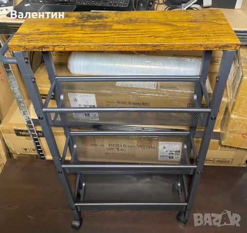 Кухненска количка с колелца на 4 нива, снимка 6 - Маси - 53129896