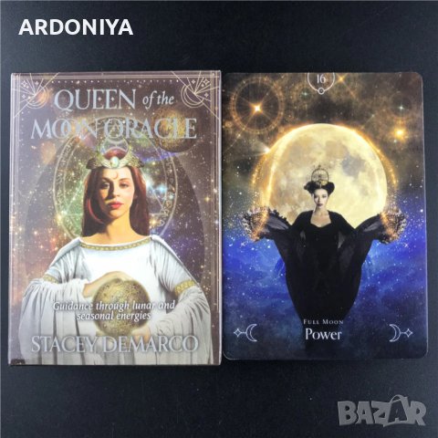 Queen Of The Moon Oracle - оракул карти , снимка 13 - Други игри - 37404362