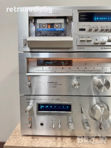 🔊Топ ретро аудио сет - система PIONEER усилвател, дек, тунер - синя серия - Made in Japan🔊, снимка 3 - Аудиосистеми - 52485081