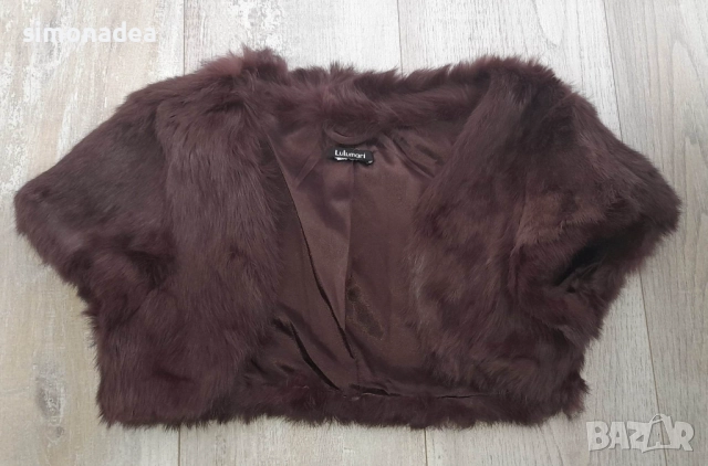 Елече късо lulumari заешка кожа , снимка 6 - Якета - 52425454