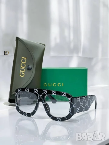 очила с калъф, кутия и ув защита christian dior versace gucci , снимка 3 - Слънчеви и диоптрични очила - 50744552