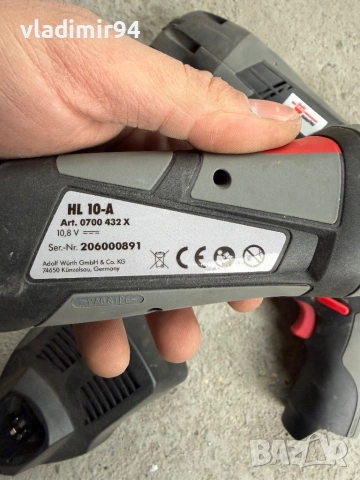 Wurth 12v винтоверт,мултитул и фенер, снимка 3 - Винтоверти - 54249281