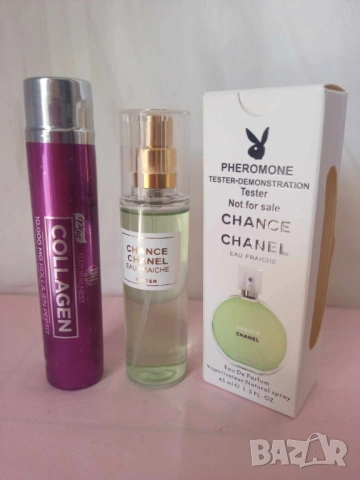 Промо комплект 967-колаген шот 40 мл. и парфюм тестер Chance Chanel 45 мл.