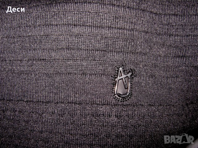 Armani Jeans мъжки пуловер черен размер S и ХХL нов с етикет, снимка 3 - Пуловери - 38581904