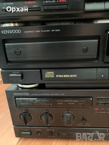 : Ретро аудио система Kenwood – Висок клас (Midi format) + Оригинално дистанционно, снимка 4 - Аудиосистеми - 54243227