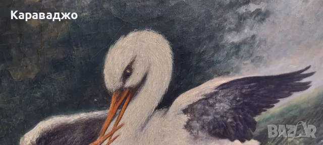 Картина Щъркели, снимка 4 - Картини - 49946737