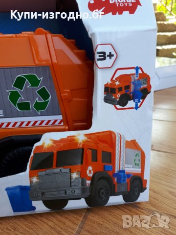  Dickey toys Recycle truck / Камион за боклук , Чисто нов , Внос от Германия, снимка 6 - Коли, камиони, мотори, писти - 30069001