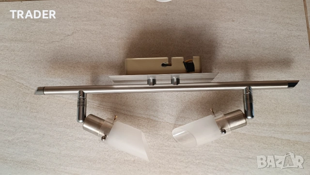 Пендел бял, тръбен,  Е27, 230V  спот насочена светлина двойка , снимка 2 - Други - 33409683