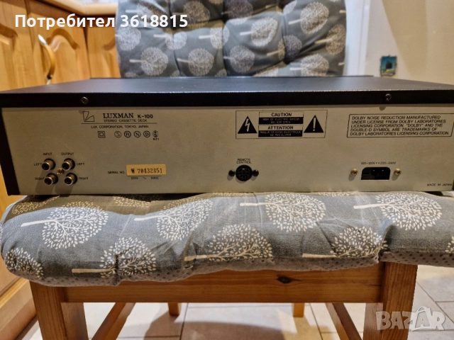 дек LUXMAN K100, снимка 3 - Декове - 52492338