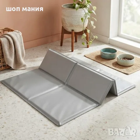 Охлаждаща гел подложка за кучета XXL 110 × 70 см – Сгъваема, водоустойчива и самоохлаждаща се