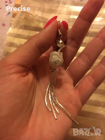 Обеци розички, снимка 5 - Обеци - 29958472