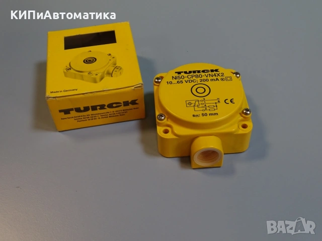 индуктивен сензор TURCK Ni50-CP80-VN4X2 Proximity Sensor 10-65VDC