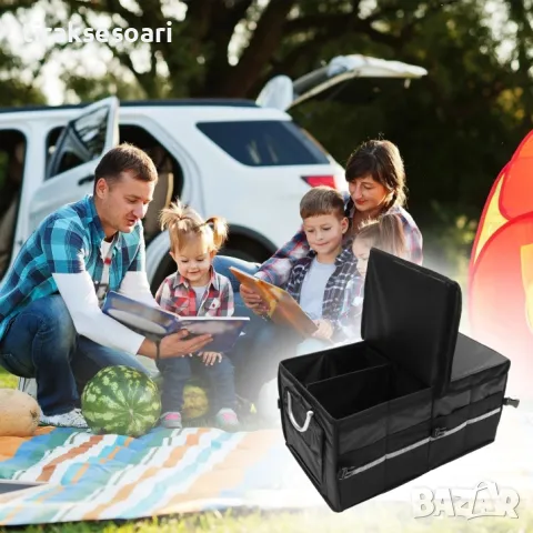  Многофункционален органайзер за багажник водоустойчив сгъваем с алуминиеви дръжки, снимка 11 - Аксесоари и консумативи - 50074561