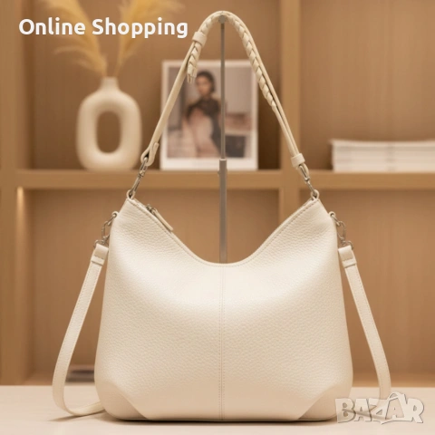 Елегантна дамска чанта от еко кожа – стил и практичност за всеки ден, снимка 7 - Чанти - 53270400