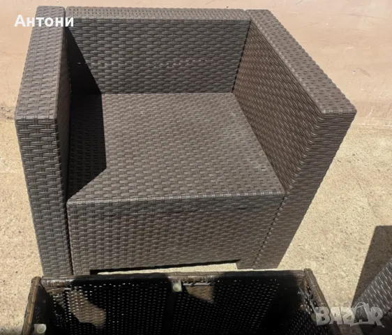 Градински комплект мебели, снимка 4 - Градински мебели, декорация  - 50187611