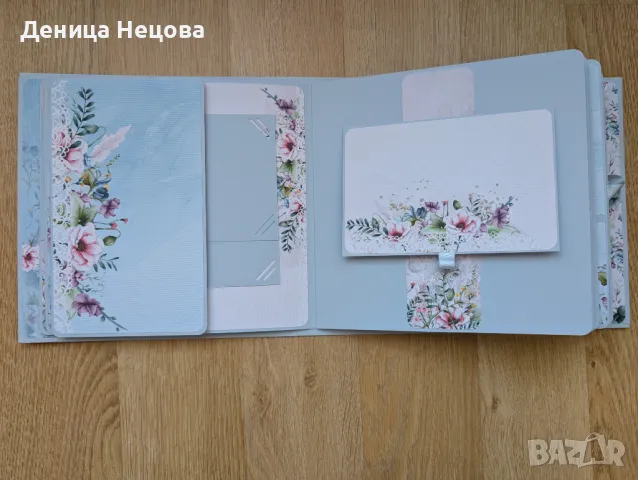 Ръчно изработен семеен албум за снимки Флорален, снимка 6 - Подаръци за жени - 49736574