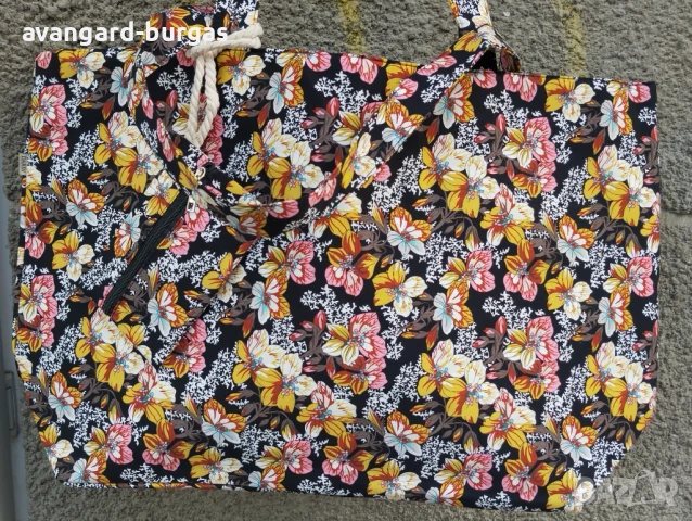 Плажна чанта, голяма чанта за плаж -204, снимка 1