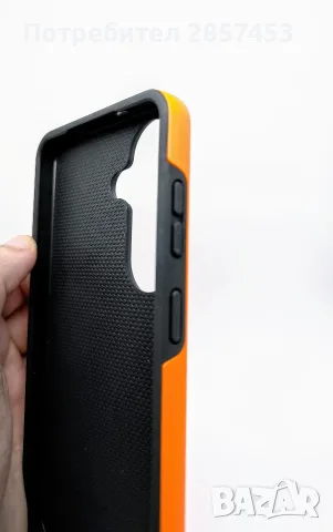 Doeshine калъф за Samsung Galaxy S26 – 360° магнитна стойка, оранжев, снимка 3 - Калъфи, кейсове - 56044864