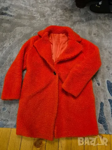 оранжево палто, снимка 3 - Палта, манта - 48644915