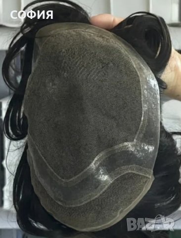 ПРОМОЦИЯ! Мъжки системи от естествена коса, снимка 5 - Аксесоари за коса - 42867069