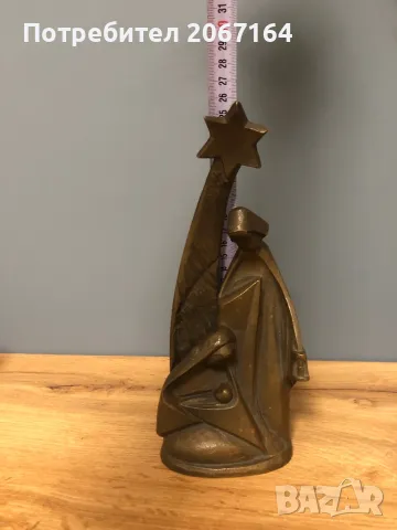 Бронзова фигура на Богородица, снимка 4 - Колекции - 49533230