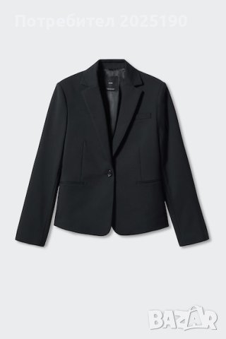 Дамско черно сако Н&М 
