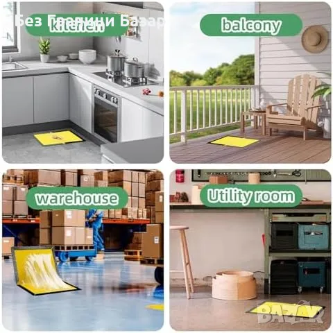 Нови Лепкави Капани за Насекоми 5 броя за Дом Градина Гараж Кухня, снимка 6 - Други стоки за дома - 50294861