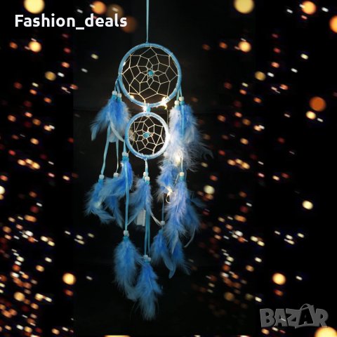 Нов ловец на сънища с цветни пера за окачен декор Занаятчийски подарък, снимка 6 - Декорация за дома - 33772683