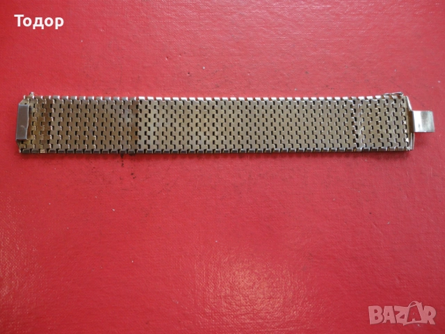 Уникална позлатена гривна 18 к 0750, снимка 4 - Гривни - 53302350