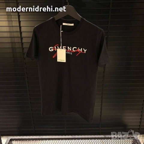 Мъжка тениска Givenchy черна, снимка 1 - Тениски - 29683443