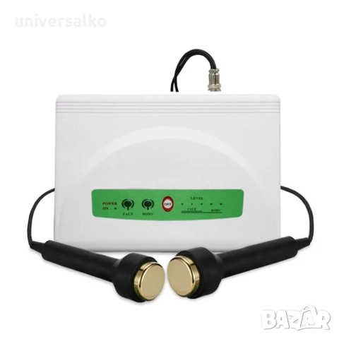 Ултразвуков уред за лице и тяло 2 в 1 , за лице, тяло, очи, масаж, спа, Честота 3 MHz