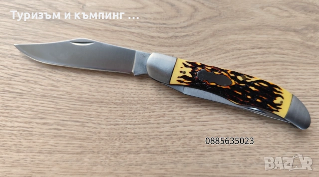 Сгъваем нож с 2 остриета, снимка 4 - Ножове - 53193228