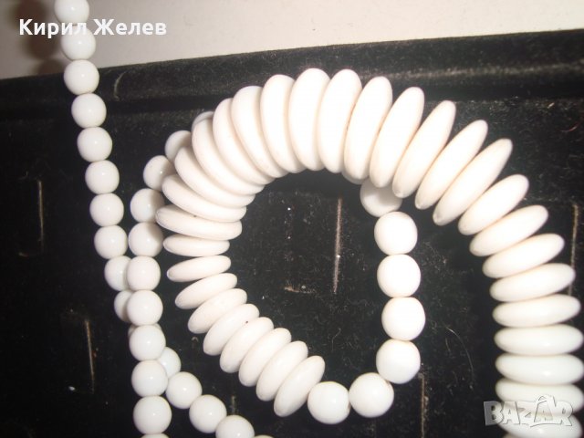 РЕТРО КОЛИЕ от БЯЛ ФИН ПОРЦЕЛАН БЕЛ ЕПОК СТИЛ 16551, снимка 5 - Колиета, медальони, синджири - 30711736