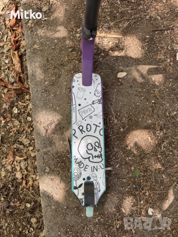 envy scooter purple and blue , снимка 2 - Скейтборд, ховърборд, уейвборд - 55833245