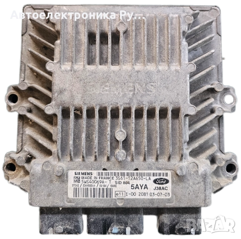 Компютър на двигателя FORD FIESTA 1.4 TDCI SIEMENS 5WS40069A-T, 5WS40069AT