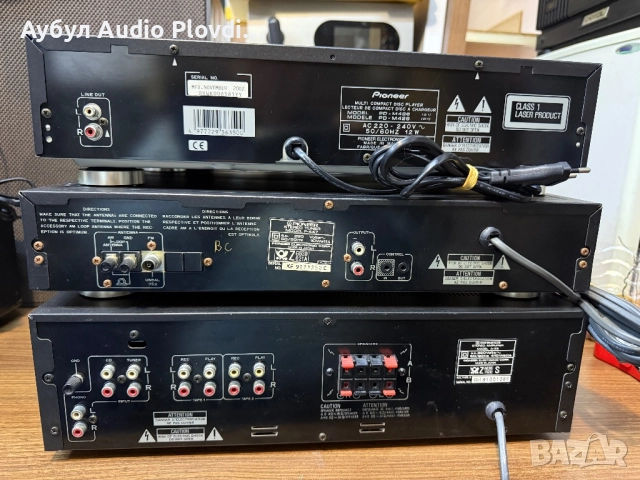 Pioneer Сет A-33 Усилвател/CD чейнджър PD-M426/F-447 Радио дек, снимка 6 - Аудиосистеми - 52349944