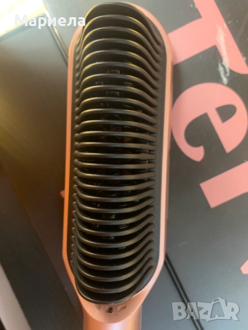 Четка за изправяне на коса Terviiix / 230°С / Розово злато, снимка 11 - Други - 52331675