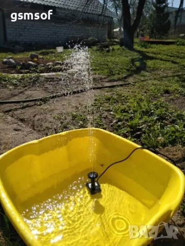 Соларно захранван градински шадраван, фонтан за декорация, снимка 8 - Други - 47745472