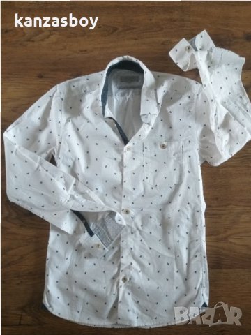 ted baker london Chimsky Printed Monkey Regular Fit - страхотна мъжка риза, снимка 5 - Ризи - 31720578