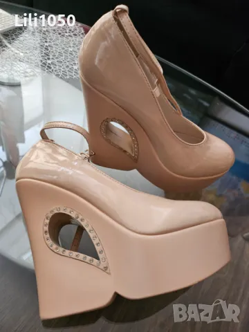 Италиански елегантни Обувки с камъни