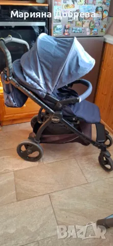 Комбинирана количка Per Perego Futura 3 in 1 + Бебешки шезлонг Cangaroo, снимка 16 - Детски колички - 48036792
