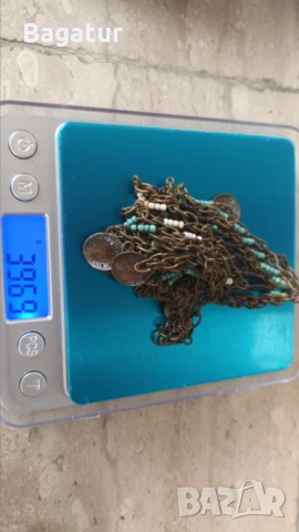 Лот етно,гердан,бижу,накит,Бохо стил,камък,бронз,мъниста, снимка 12 - Антикварни и старинни предмети - 54044341