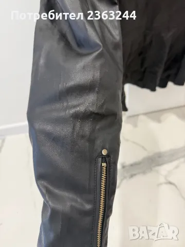 Кожено яке Reserved, снимка 3 - Якета - 49893056