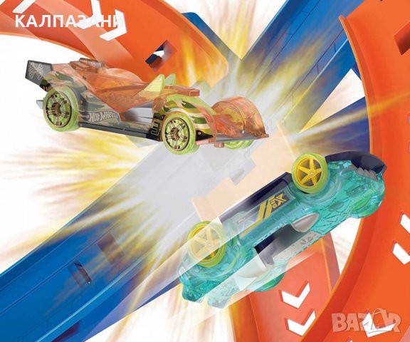 Hot Wheels - Комплект сблъсък в тайфуна  HGV67, снимка 3 - Коли, камиони, мотори, писти - 38818032