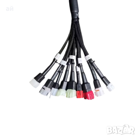 OBD2 1 към 9 мулти мотоциклетен диагностичен кабел, снимка 2 - Аксесоари и консумативи - 53355562