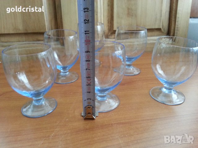Ретро стъклени чаши цветно стъкло , снимка 5 - Антикварни и старинни предмети - 39665137