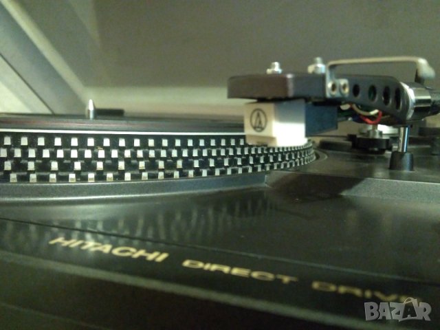 Hitachi HT-350 direct drive грамофон с нова Аидиотехника, снимка 5 - Грамофони - 42722015