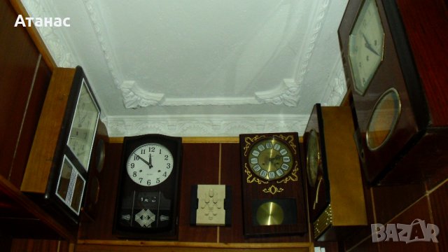 Стенни часовници 6бр колекция от соца и SEIKO, снимка 1 - Стенни часовници - 40675734